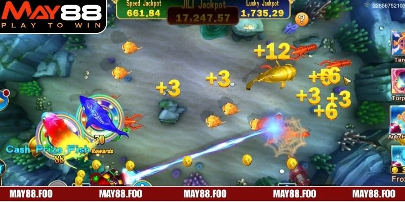 Hiệu ứng bắn cá bùng nổ phần thưởng giá trị