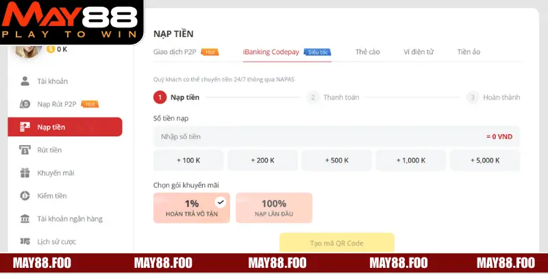 Lưu ý khi đăng ký MAY88 thành công