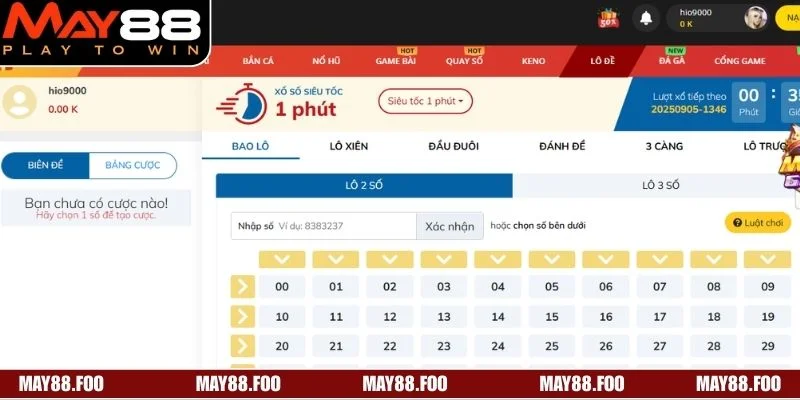 Mỗi phiên chơi sở hữu tỷ lệ thành công lên cực cao